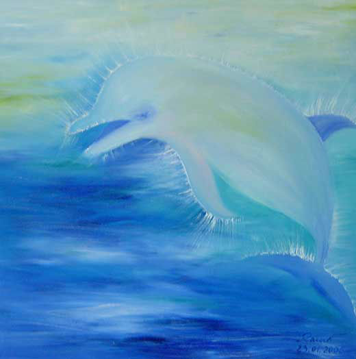 Delphin Blau 